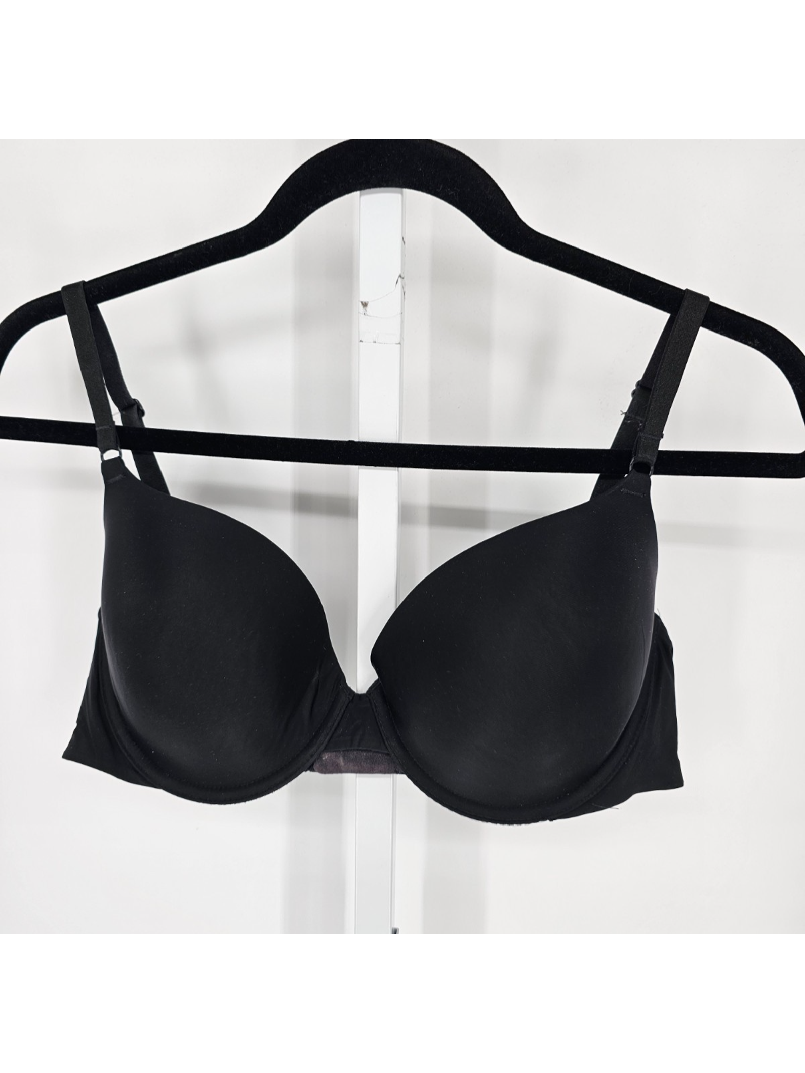 Victorias Secret Womens Sz 38c Classic Demi Bra Solid Black